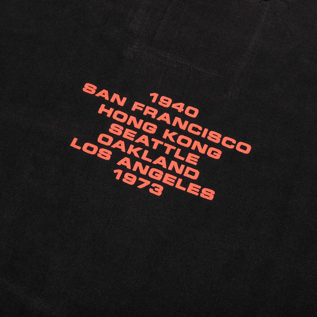 Origins Bleached Tee - Bleached Black - Image 4