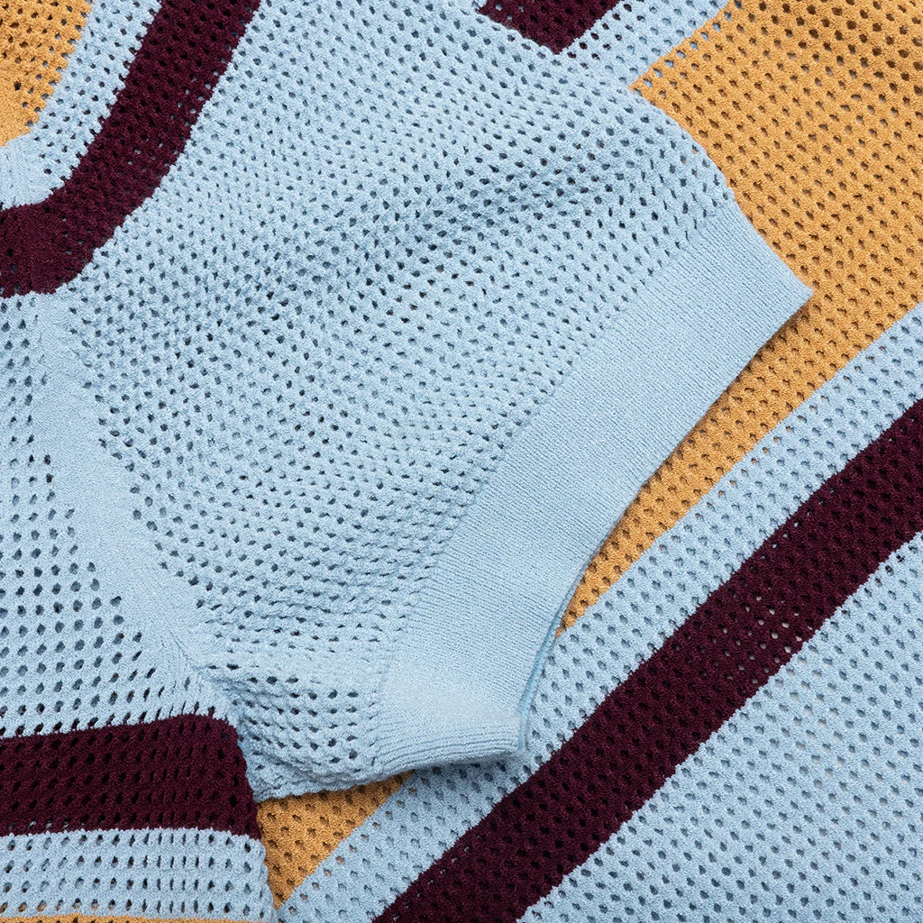 Mindo Knit Polo - Light Blue - Image 4