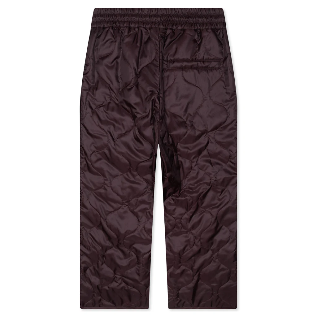 Pleaded Padded Pants - Auburn - Image 2