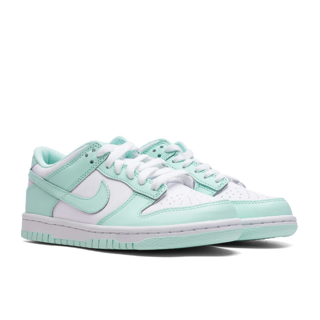 Dunk Low (GS) - White/Mint Foam - Image 2