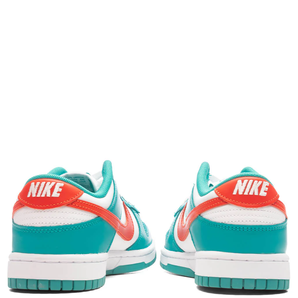 Dunk Low Retro 'Miami Dolphins' - White/Cosmic Clay/Dusty Cactus - Image 4