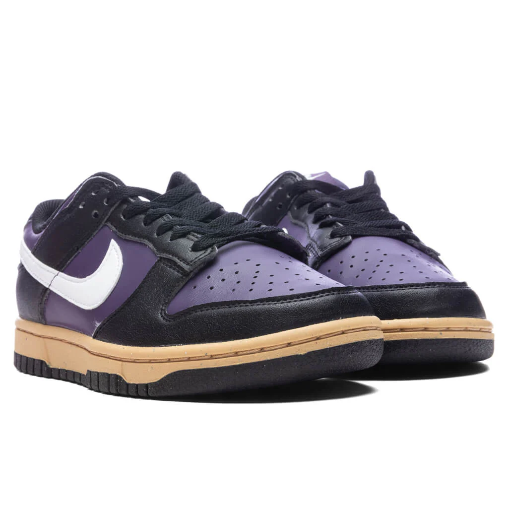 Women's Dunk Low - Dark Raisin/White/Black - Image 2