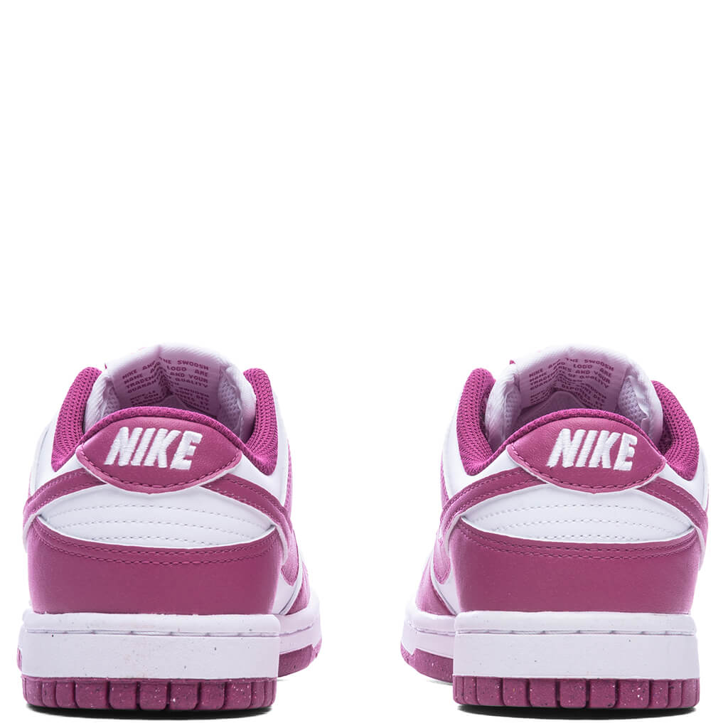 Dunk Low Women's - White/Hot Fuchsia - Image 4