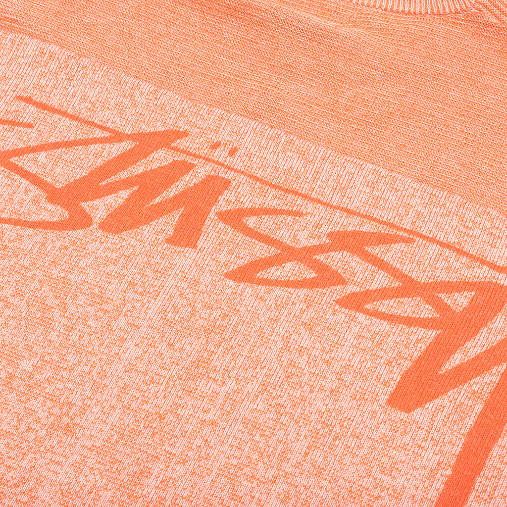 Engineered Panel Sweater - Orange - Image 4