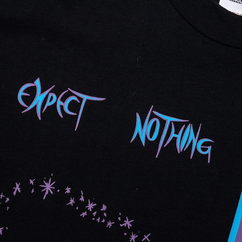 Expect Nothing Appreciate Everything Tee - Black - Image 3