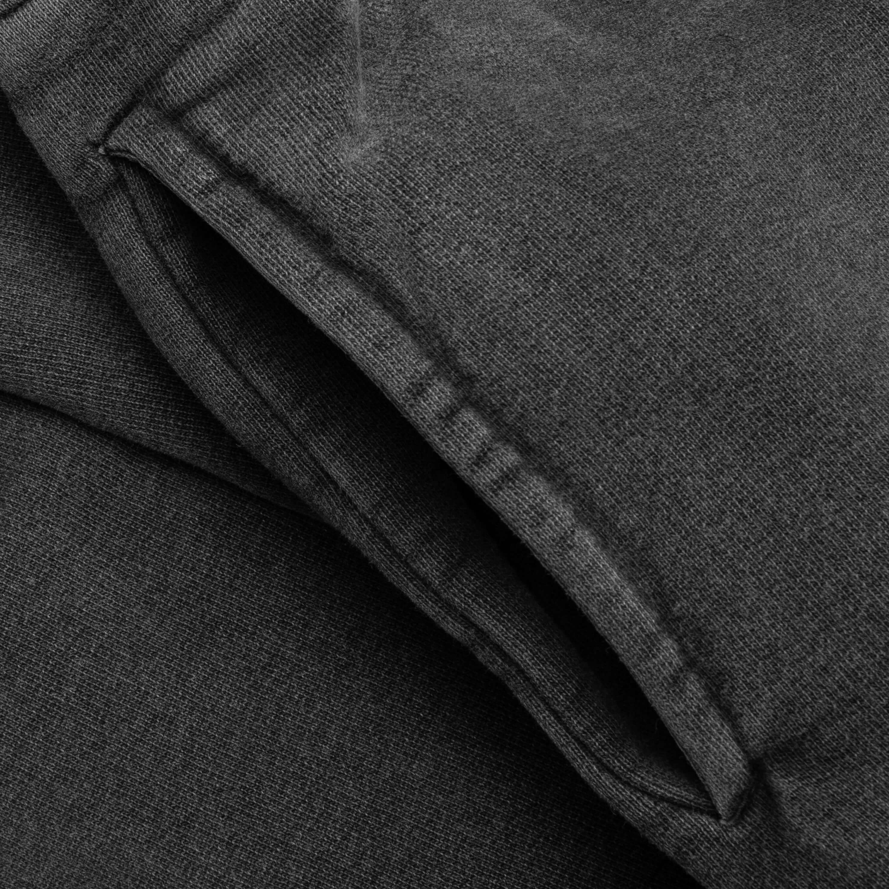 Faded Graphic Fleece Pant - Washed Black - Image 3