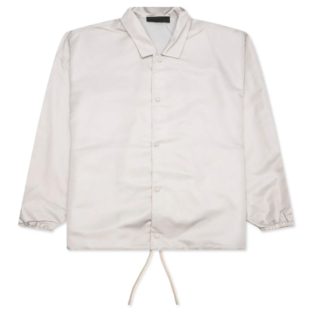 Coaches Jacket - Silver Cloud
