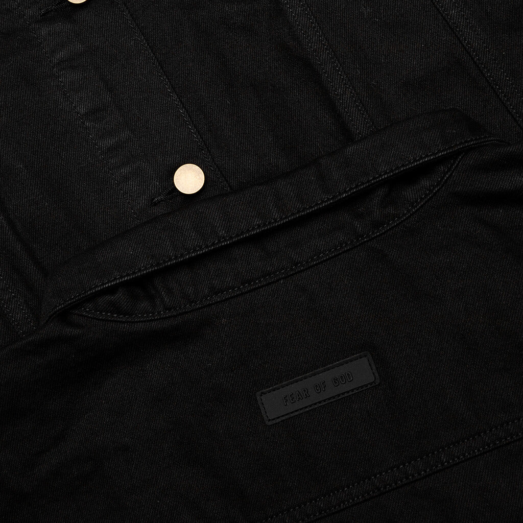 Denim Jacket - Jet Black - Image 4