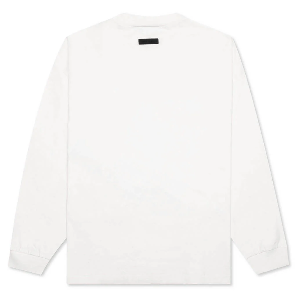 Essentials L/S Tee - Cloud Dancer - Image 2