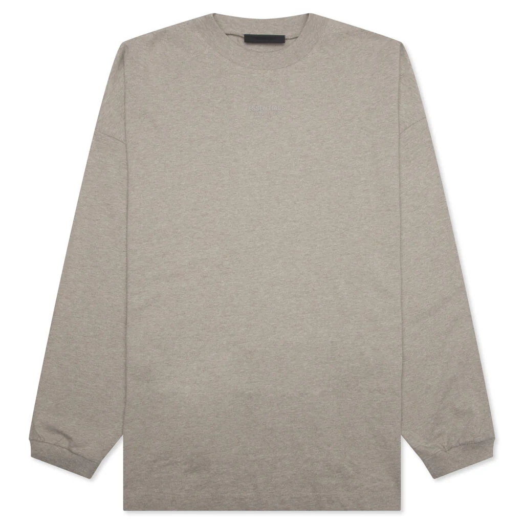Essentials L/S Tee - Core Heather