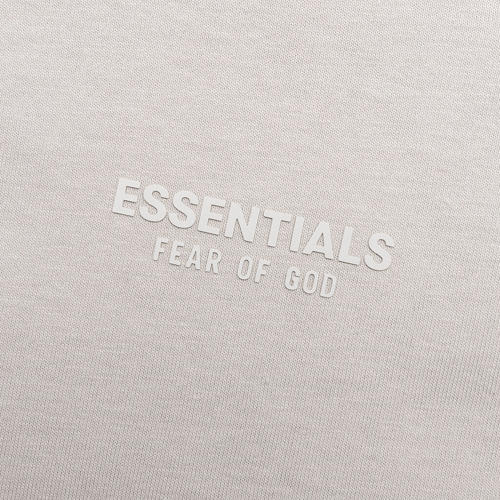 Essentials L/S Tee - Silver Cloud - Image 3