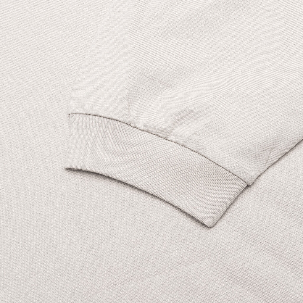 Essentials L/S Tee - Silver Cloud - Image 5
