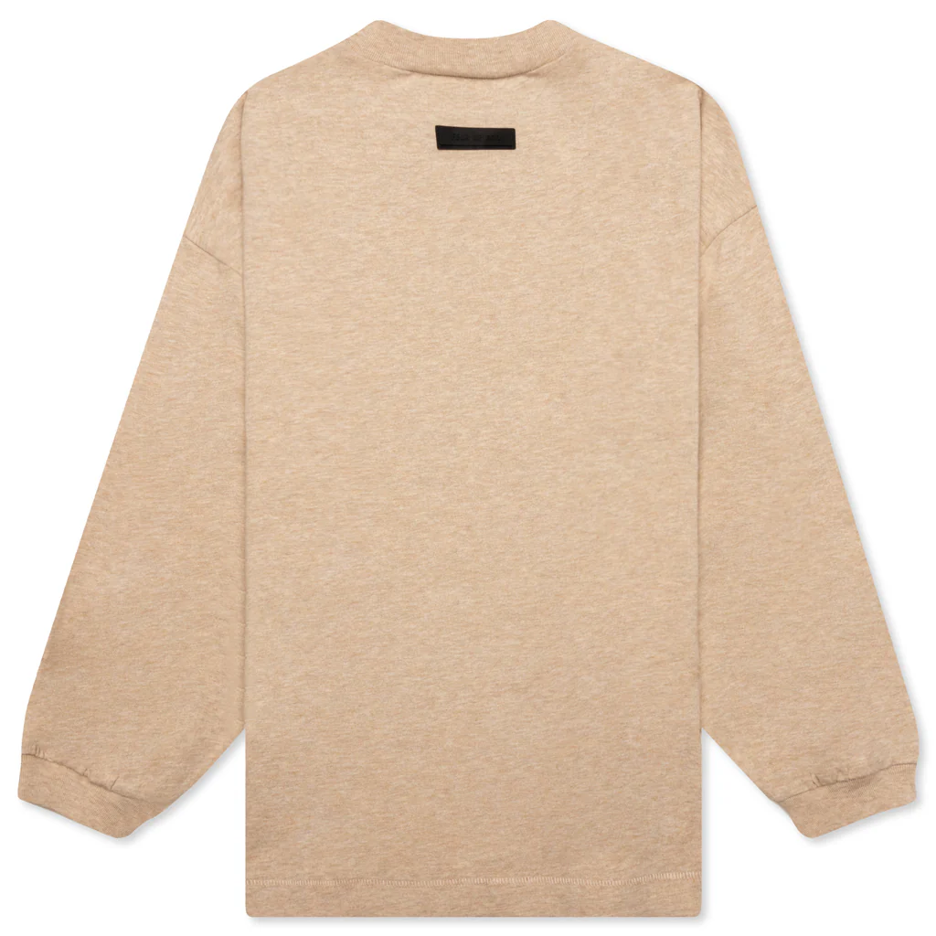 Kids L/S Tee - Gold Heather - Image 2
