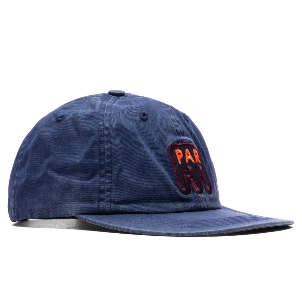 Fast Food Logo 6 Panel Hat - Navy Blue - Image 3
