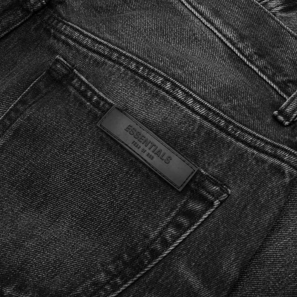 Essentials 5 Pocket Jean - Black - Image 3