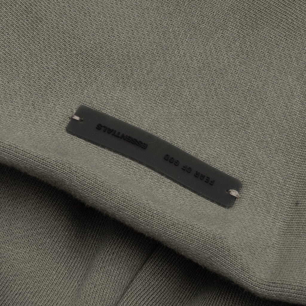 90's Fleece Hoodie - Moss - Image 4