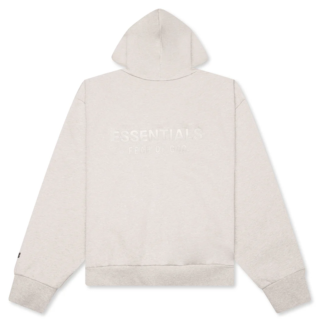 Classic Fleece Zip-Up Hoodie - Heather Stone - Image 2