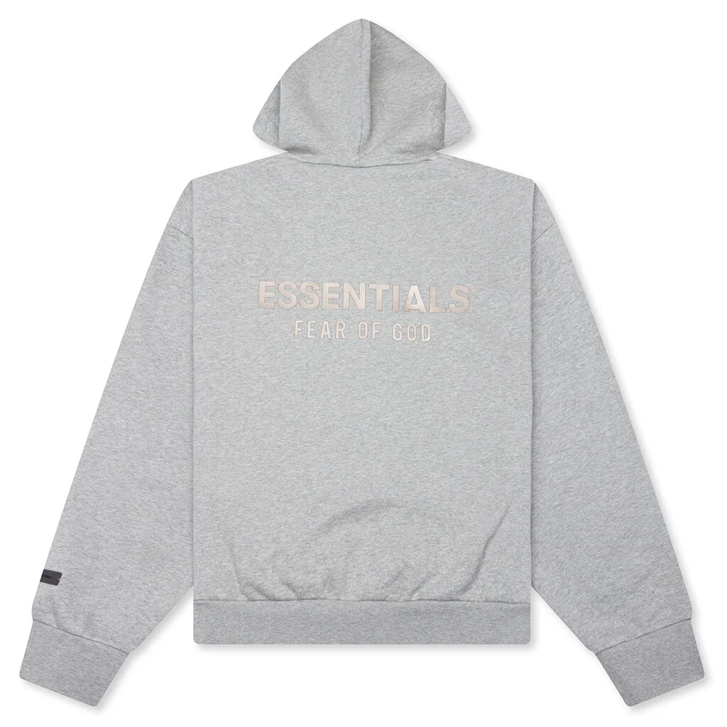 Classic Fleece Zip-Up Hoodie - Concrete Heather - Image 2