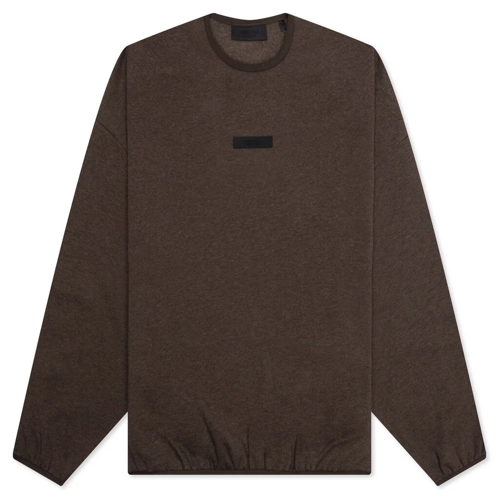 Essentials Crewneck - Heather Wood