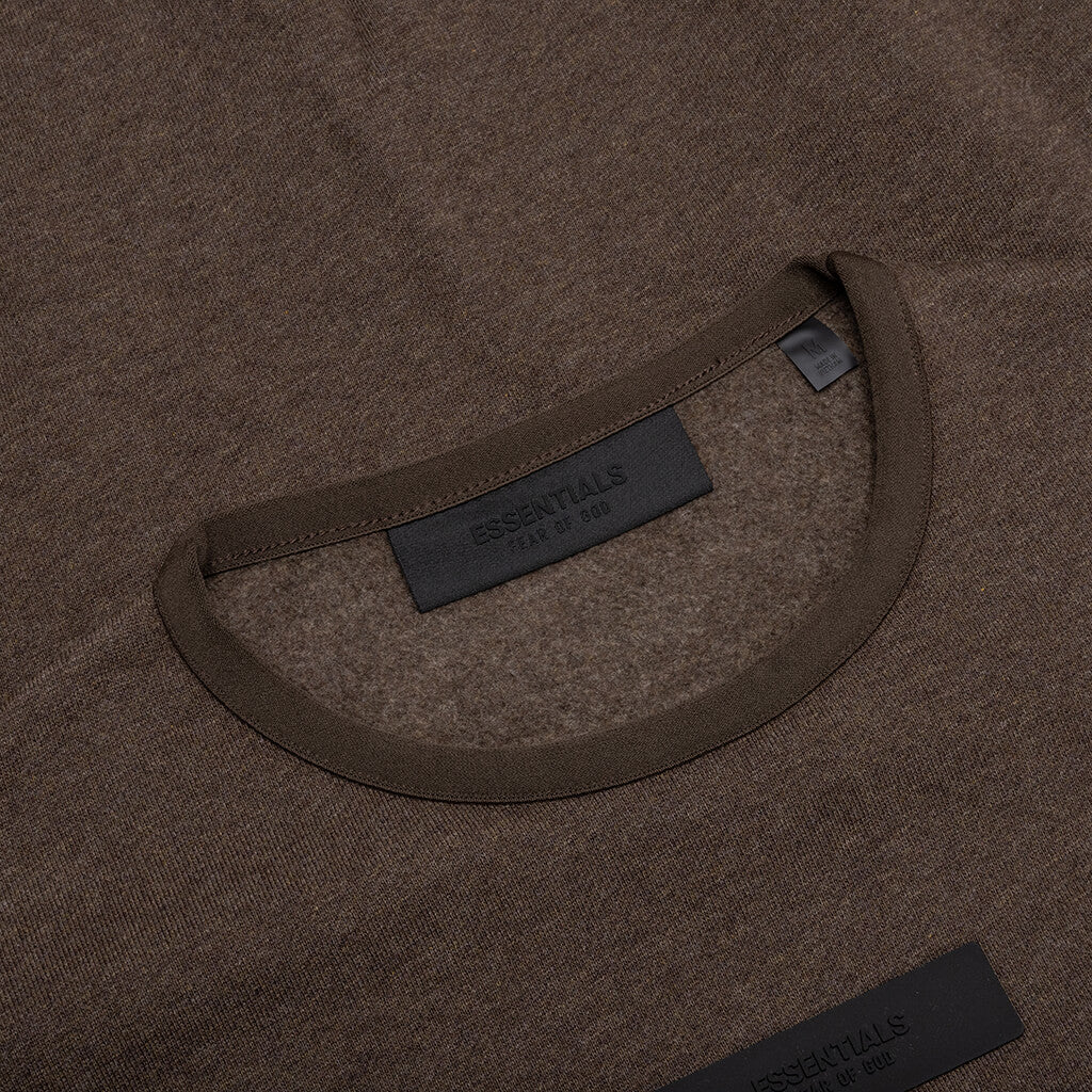 Essentials Crewneck - Heather Wood - Image 3