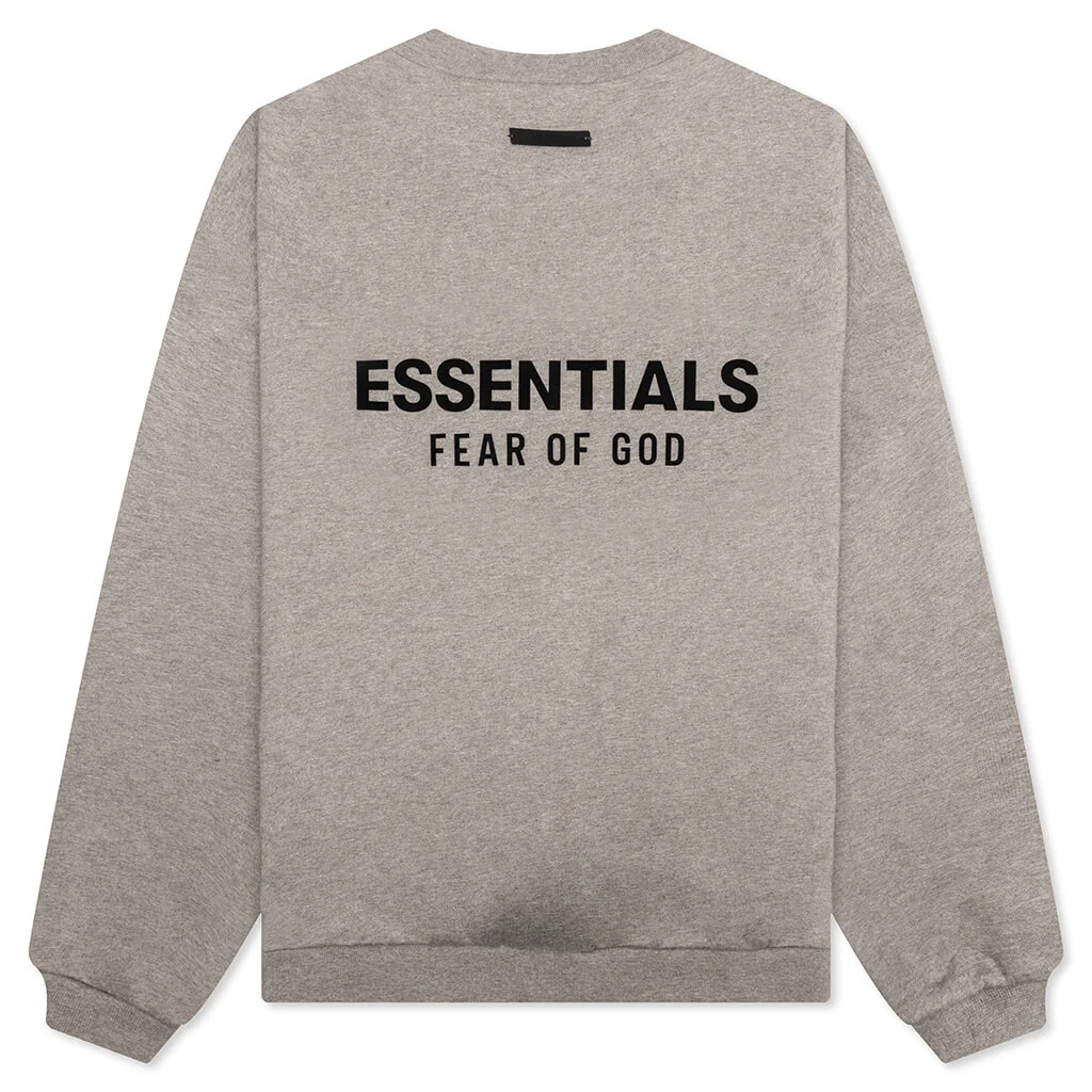 Fleece Crewneck - Heather Gray - Image 2
