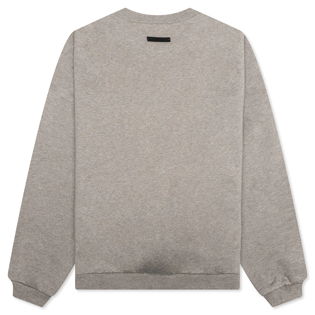 Fleece Crewneck - Heather Gray - Image 2