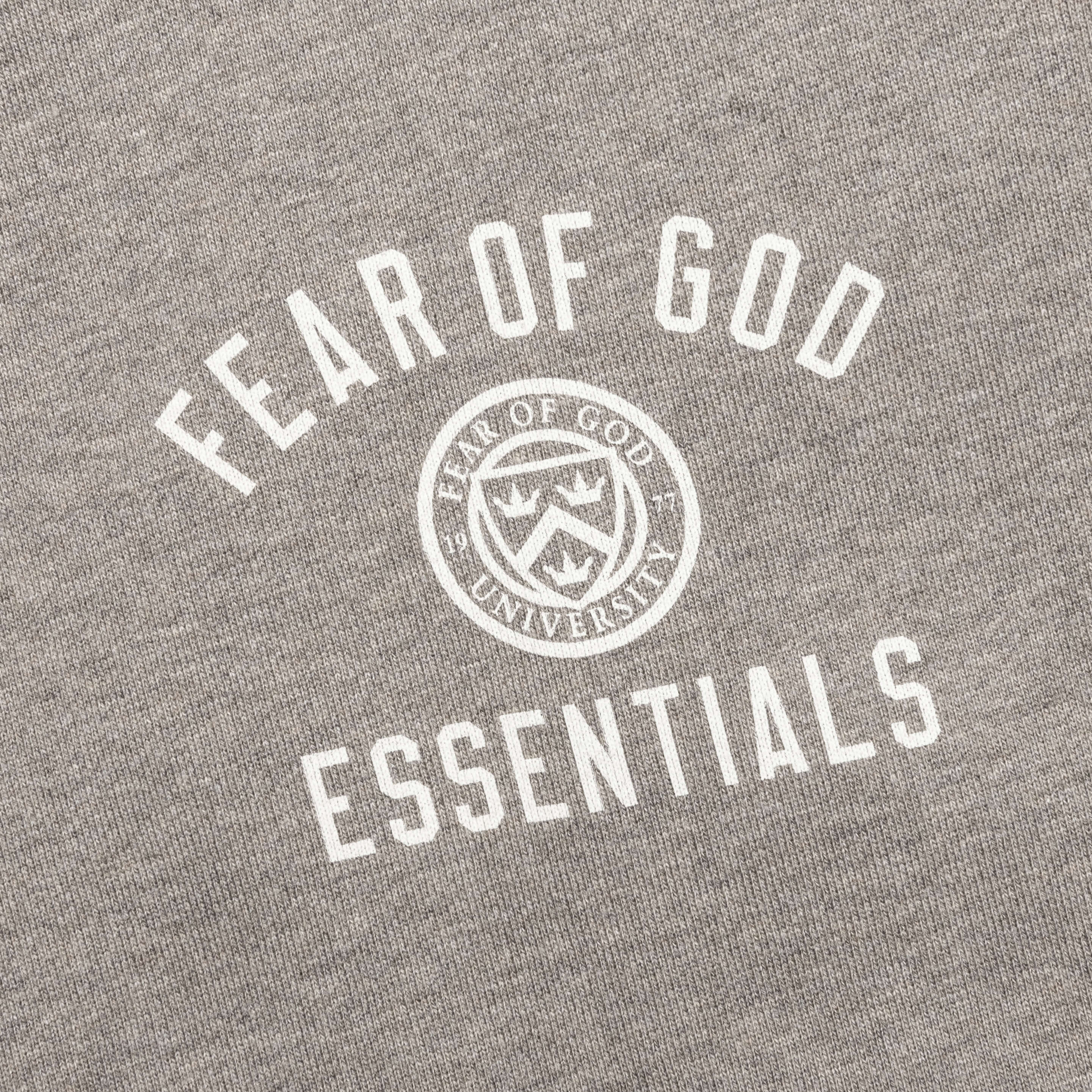 Fleece Crewneck - Heather Gray - Image 4