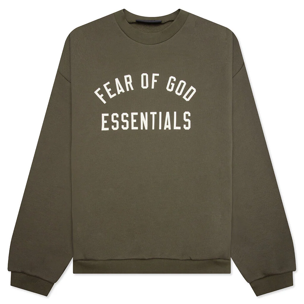 Fleece Crewneck - Military