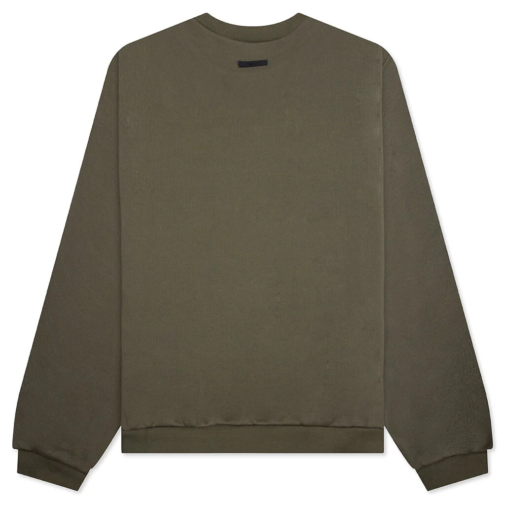 Fleece Crewneck - Military - Image 2