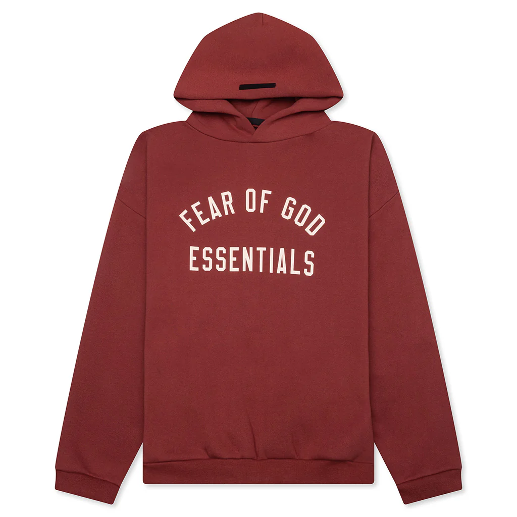 Fleece Hoodie - Crimson
