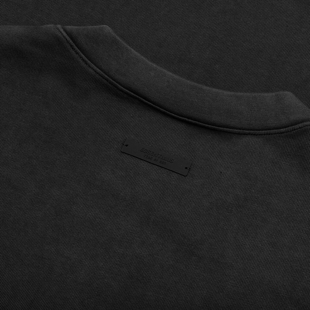 Heavy Crewneck Tee - Black - Image 4