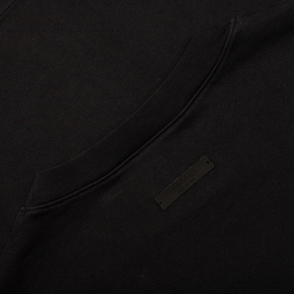 Heavy Crewneck Tee - Black - Image 4