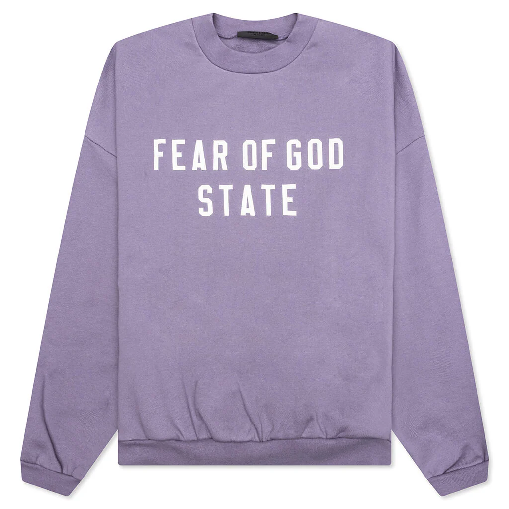 Heavy Fleece Crewneck - Lavender