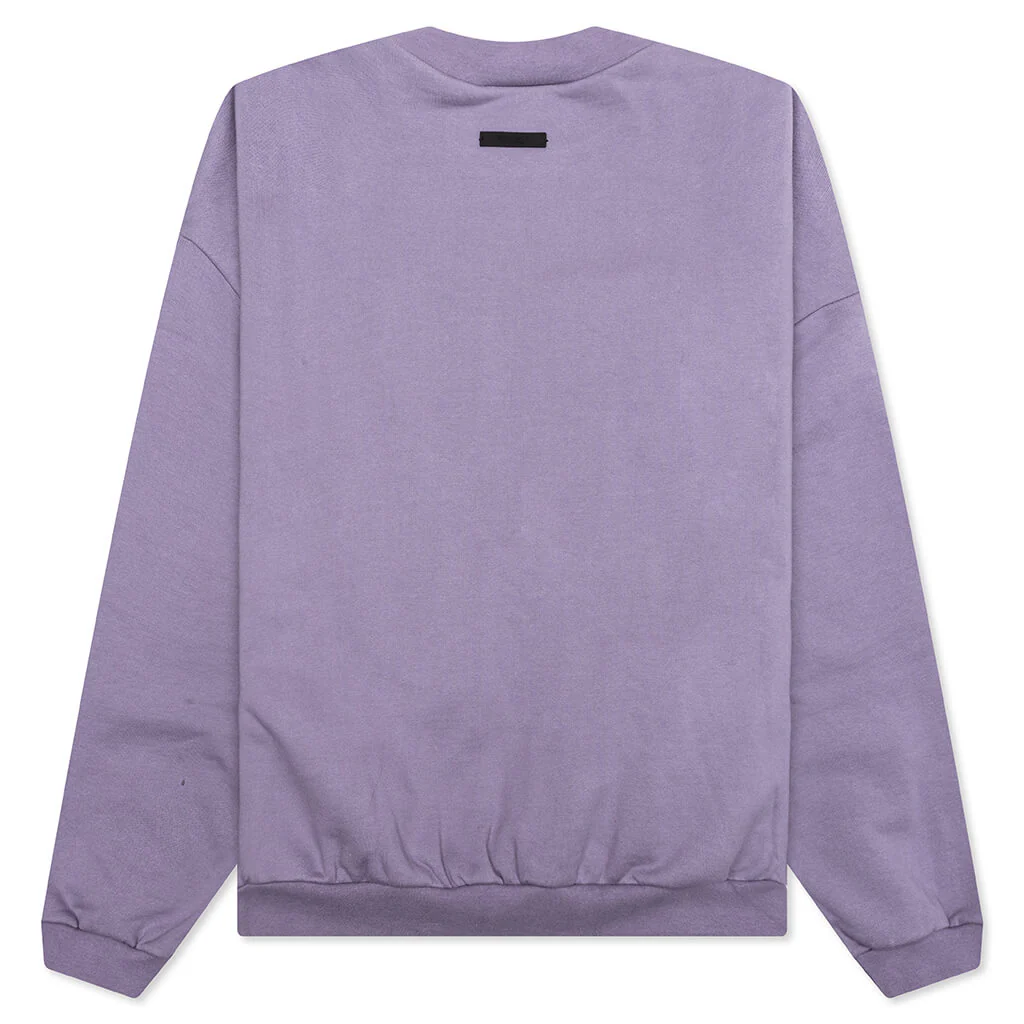 Heavy Fleece Crewneck - Lavender - Image 2