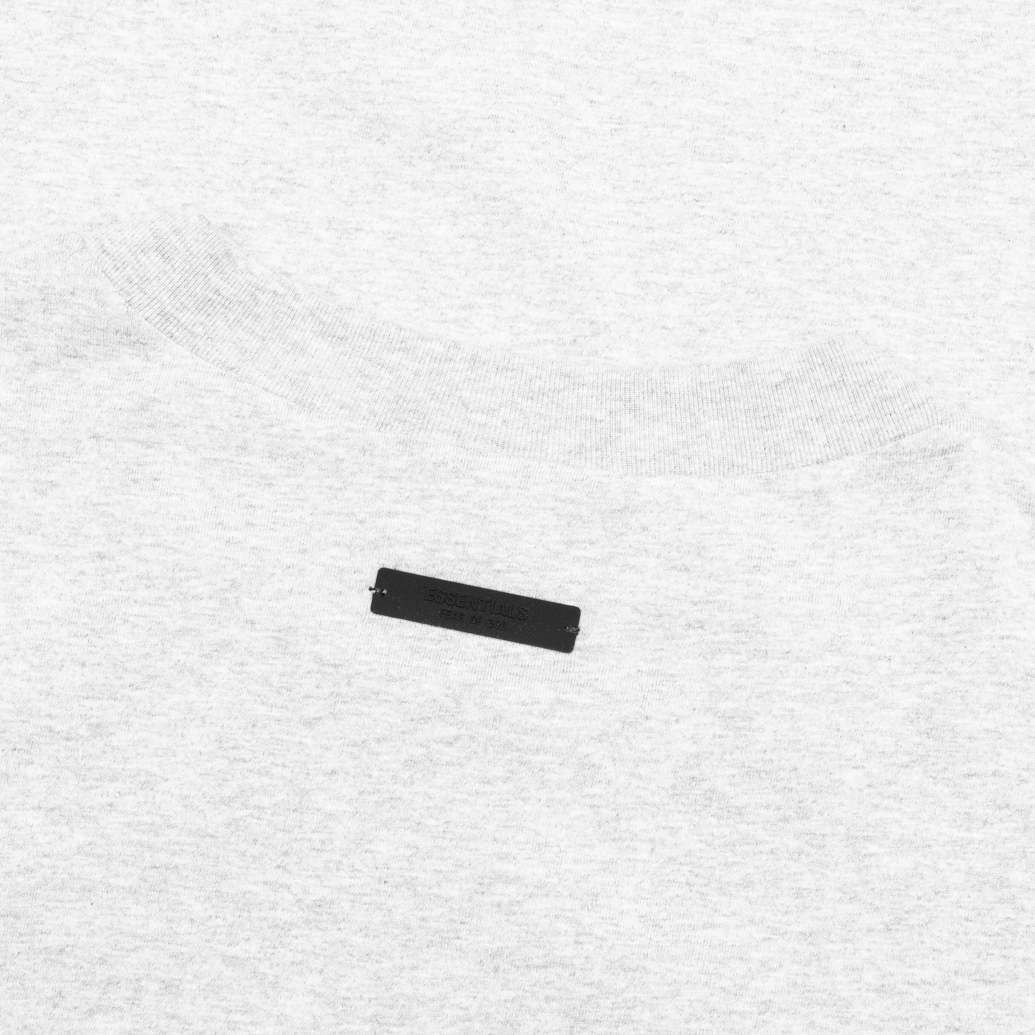Jersey Crewneck T-Shirt - Light Heather Gray - Image 5