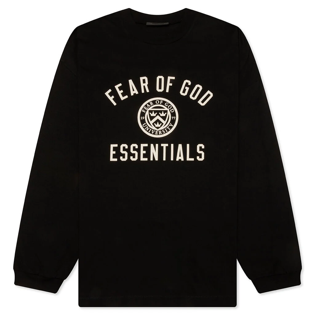 Jersey Long Sleeve Tee - Black