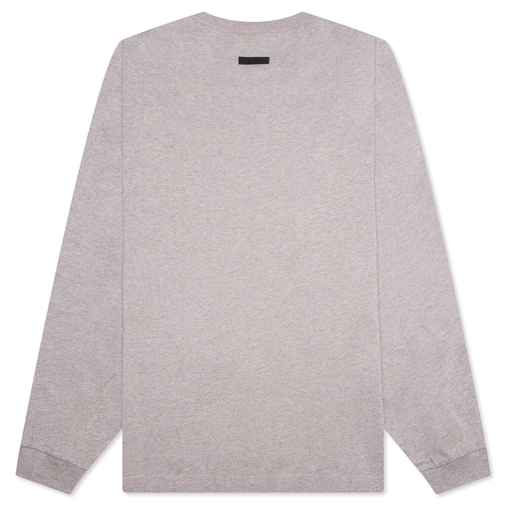 Jersey L/S Tee - Dark Heather - Image 2