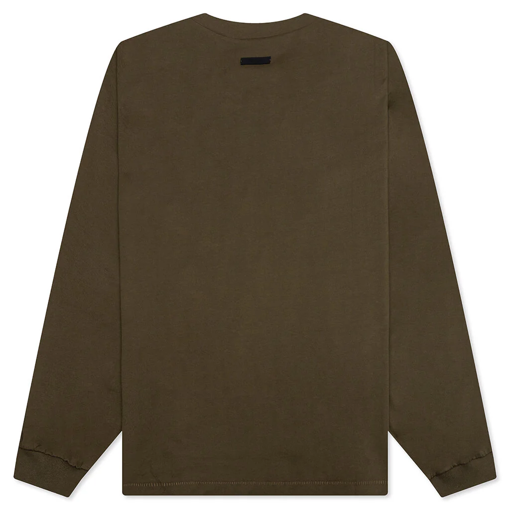 Jersey L/S Tee - Olive - Image 2