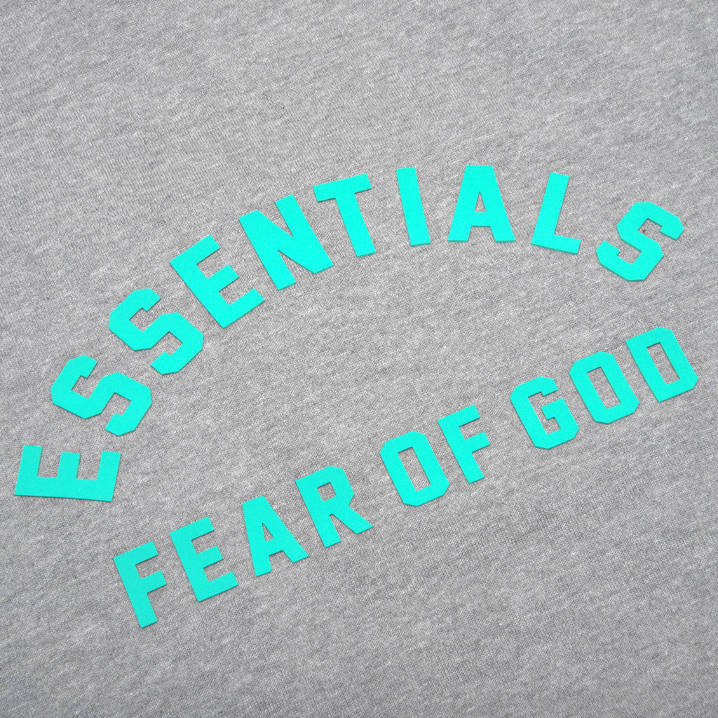 Kids Heavy Jersey S/S Tee - Dark Heather Oatmeal - Image 3
