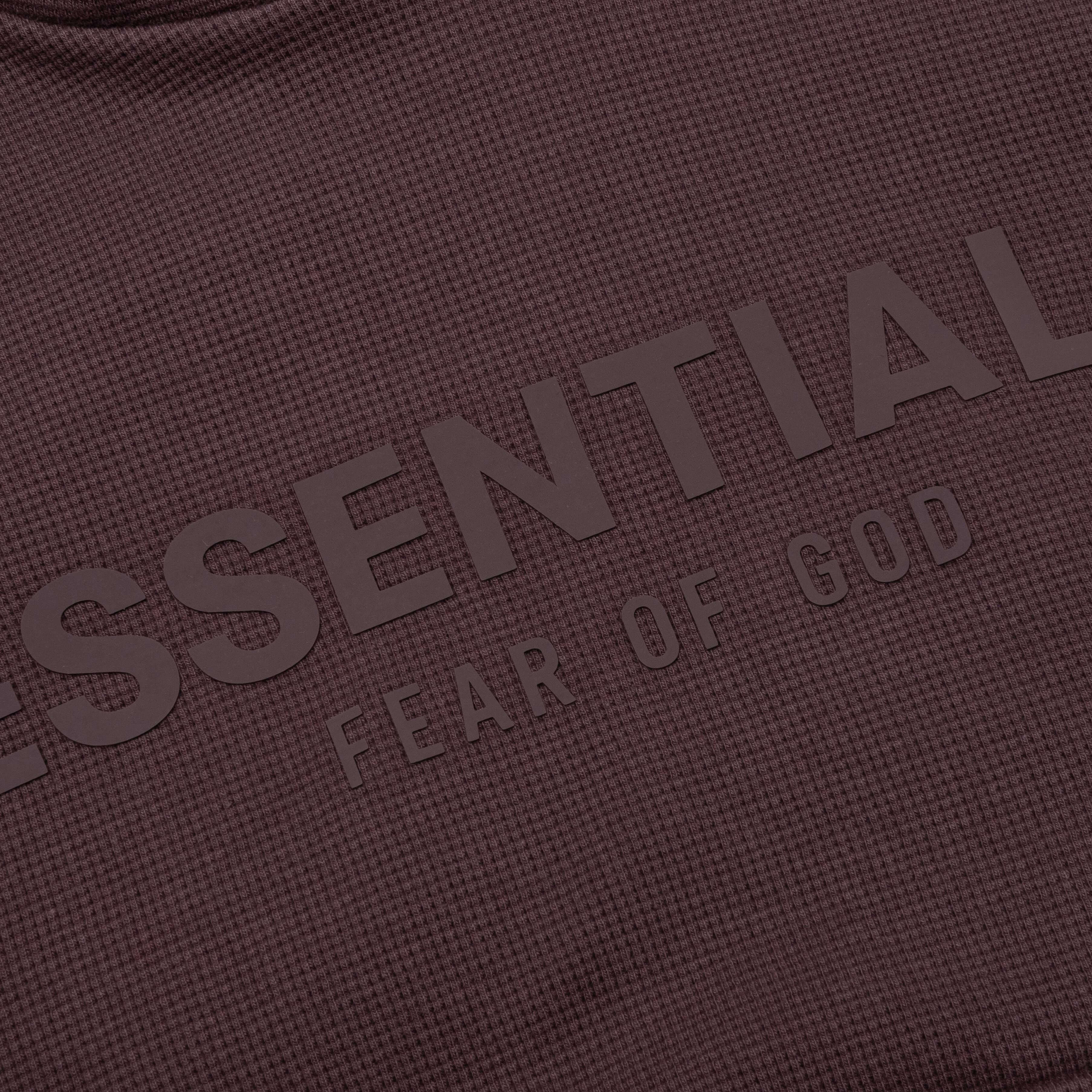 Kid's Essential Hoodie - Plum - Image 3