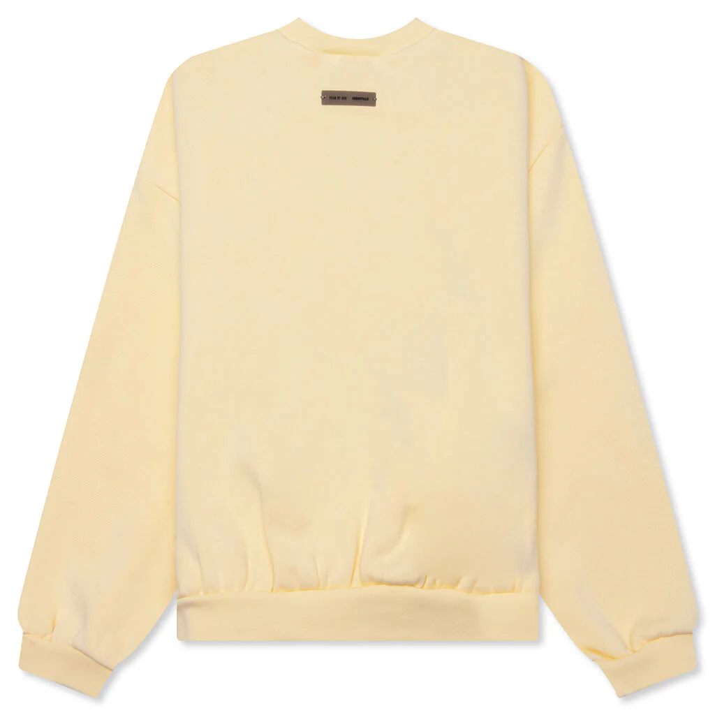 Kid's 90's Fit Fleece Crewneck - Garden Yellow - Image 2