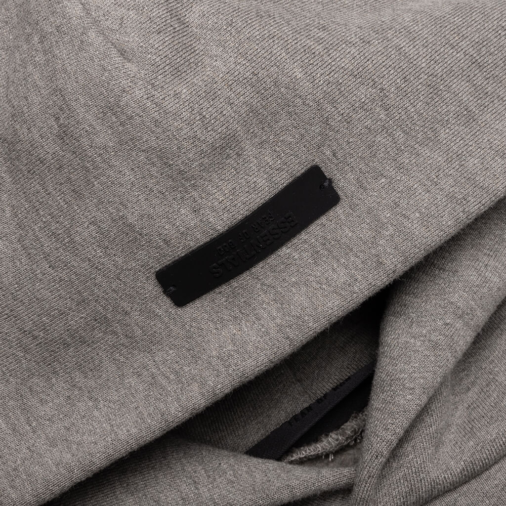 Kid's Fleece Hoodie - Heather Gray - Image 4