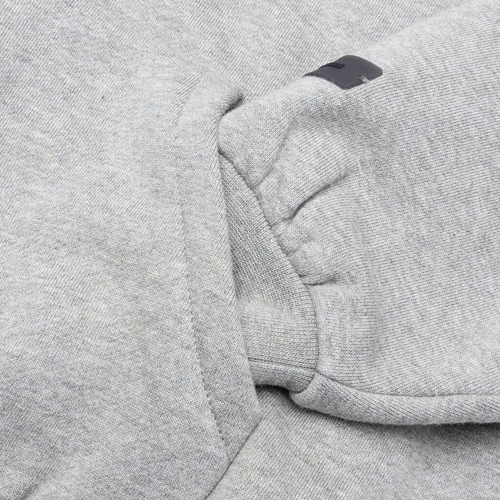 Kid's Fleece Zip-Up Hoodie - Concrete Heather - Image 3