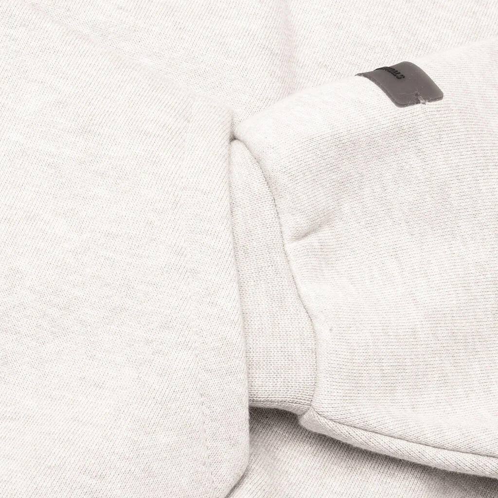 Kid's Fleece Zip-Up Hoodie - Heather Stone - Image 3