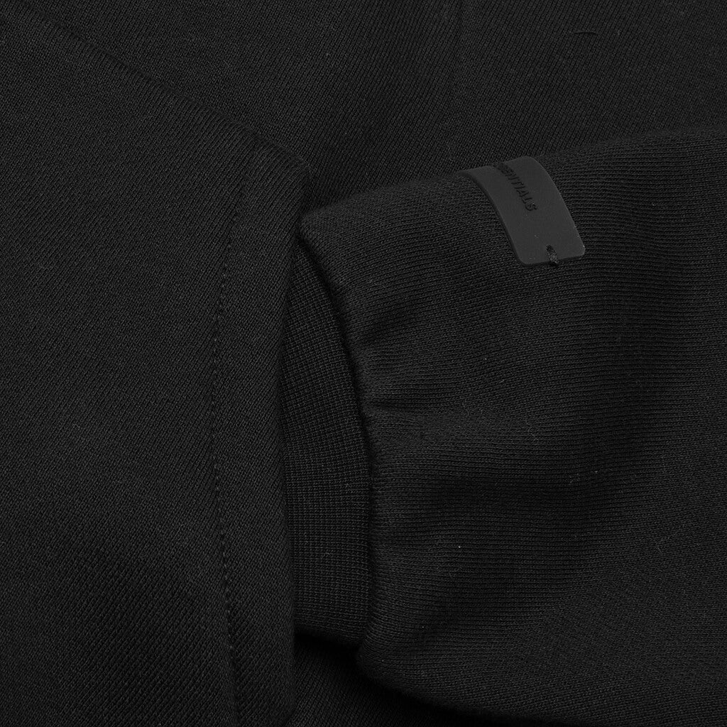 Kid's Fleece Zip-Up Hoodie - Jet Black - Image 3