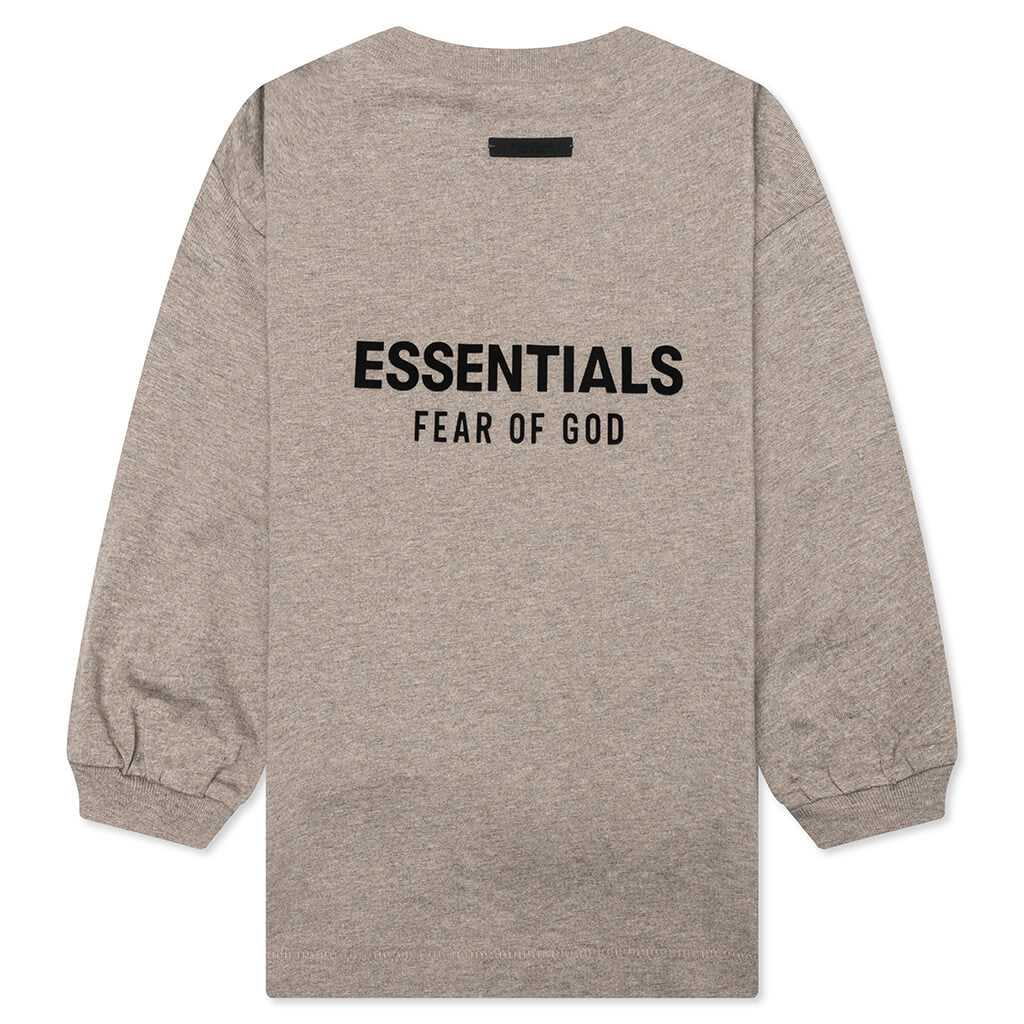 Kid's Jersey Long Sleeve Tee - Heather Gray - Image 2