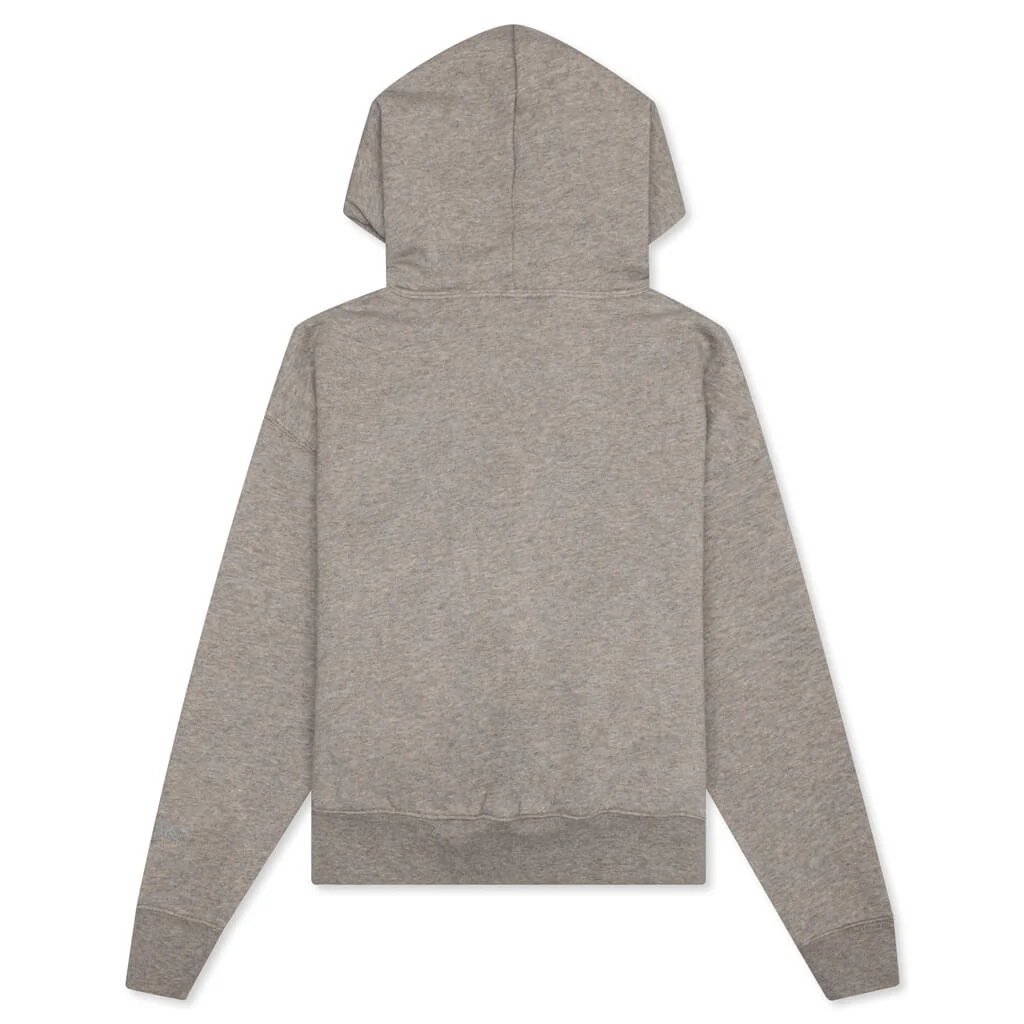 Essentials Kid's Pullover Hoodie - Dark Heather Oatmeal - Image 2