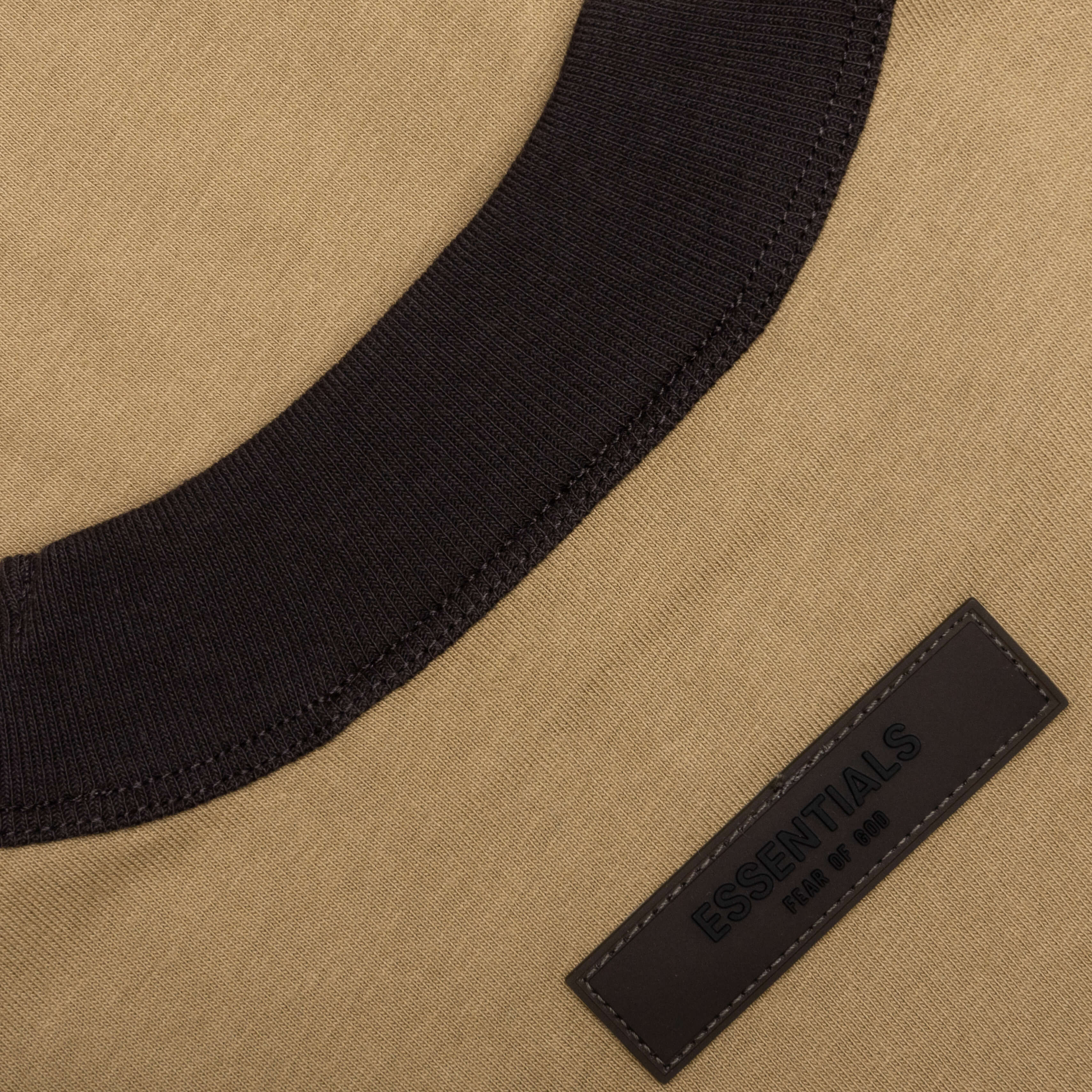 Essentials Kid's Ringer Tee - Oak - Image 4