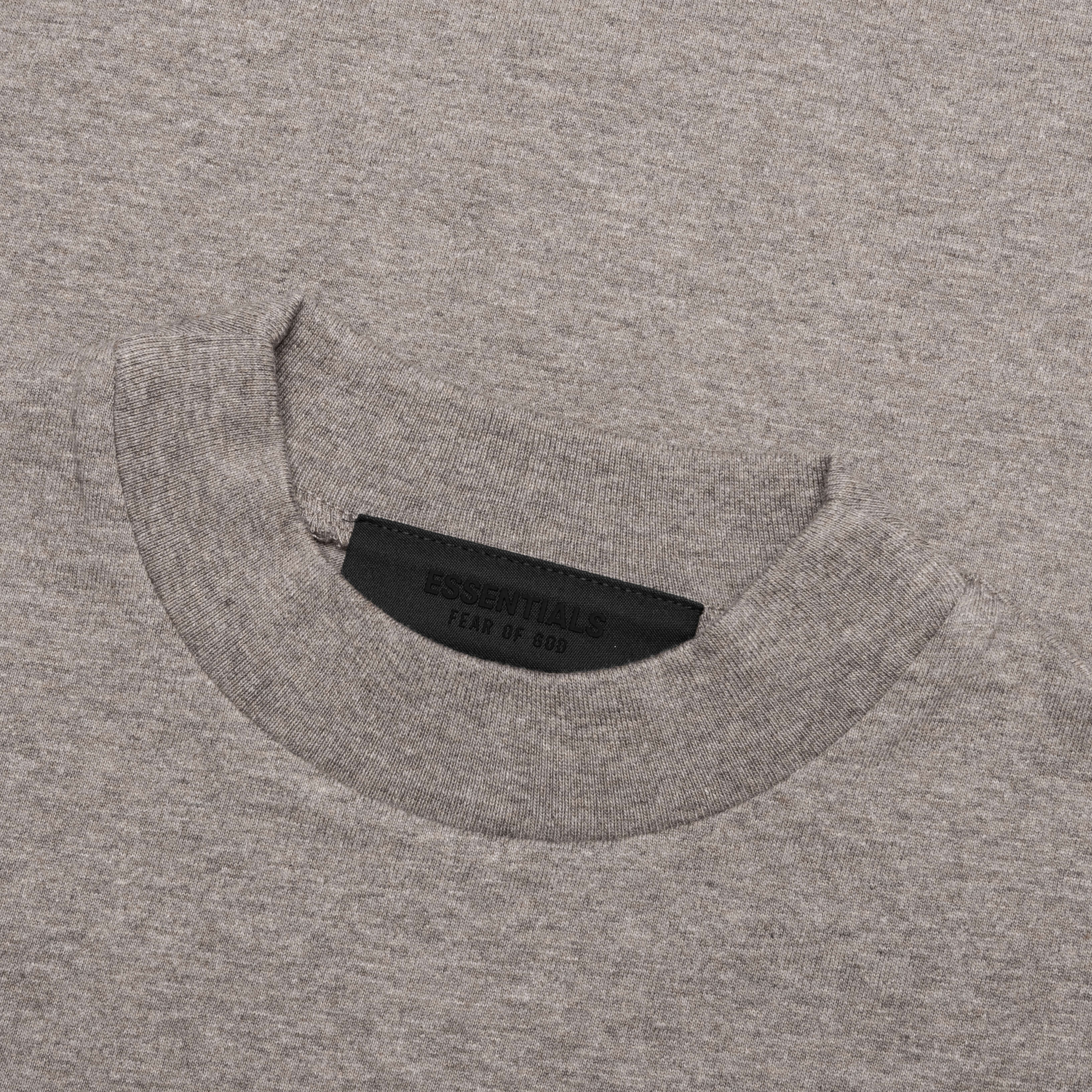 Essentials Kid's S/S Tee - Heather Grey - Image 3