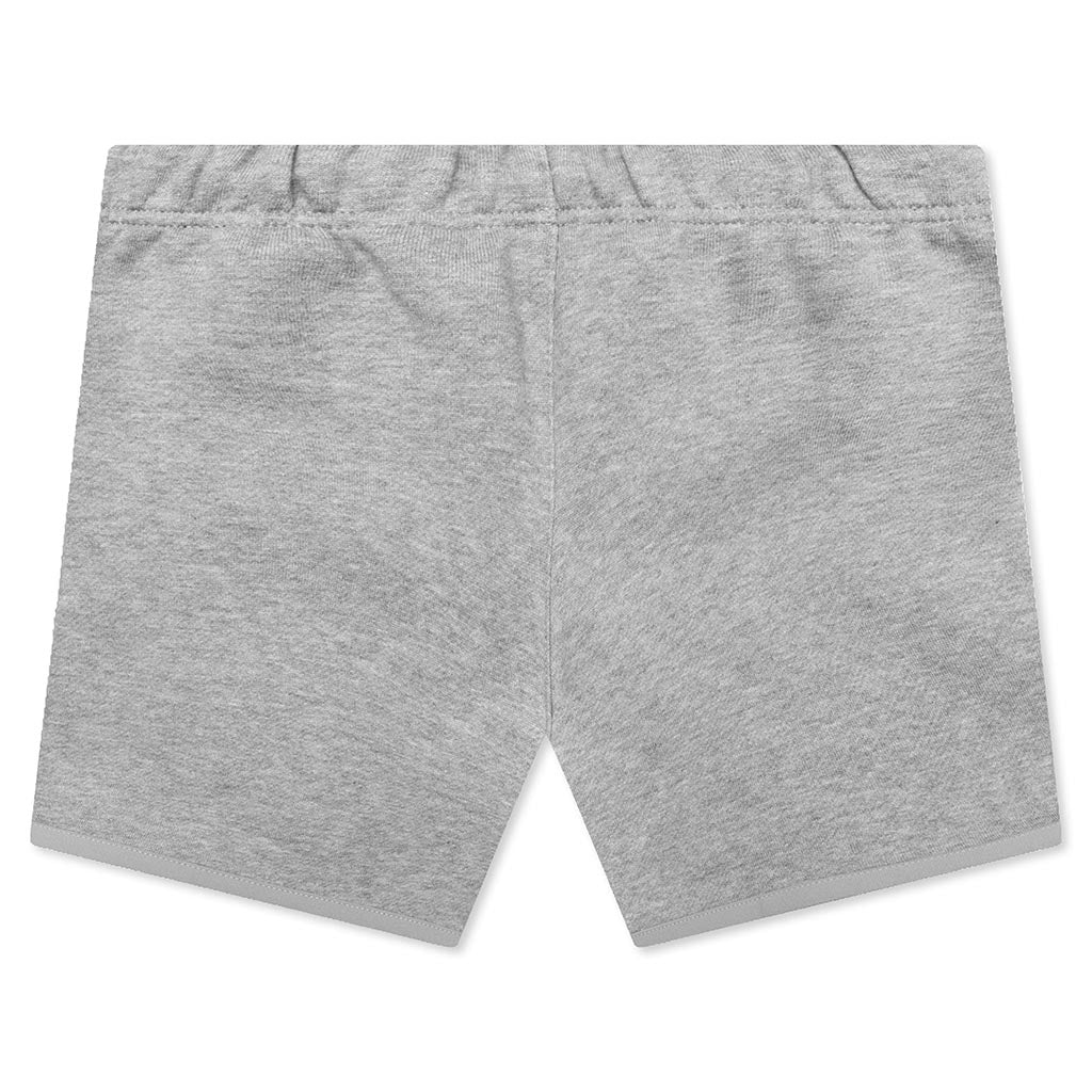 Kids Sweatshort - Dark Heather Oatmeal - Image 2